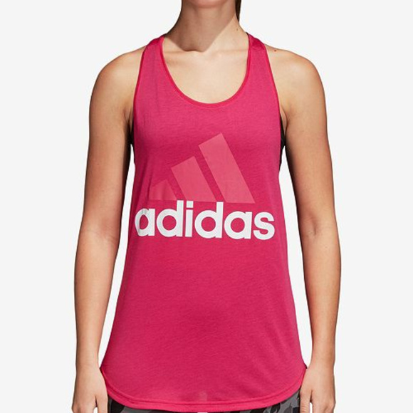 Adidas Logo Racerback Tank Top - Picture 6 of 8